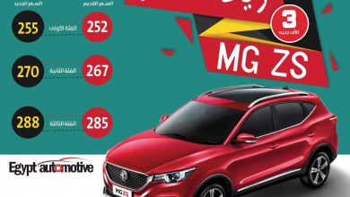 MG ZS - تخفيضات أسعار السيارات - سعر إم جي ZS - سعر إم جي 5 سعر إم جي 6 - موقع أخبار السيارات - موقع سيارات