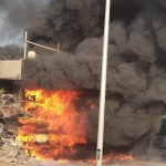 حريق مخزن قطع غيار سيارات محور صفط اللبن في طريق كرداسة - حوادث السيارات - موقع سيارات - موقع اخبار السيارات