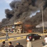 حريق مخزن قطع غيار سيارات محور صفط اللبن في طريق كرداسة - حوادث السيارات - موقع سيارات - موقع اخبار السيارات