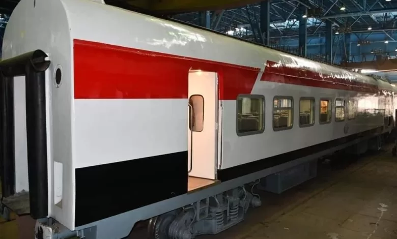 ثاني قطار أسباني ضمن خطة الهيئة القومية لسكك حديد مصر لإعادة تأهيل القطارات