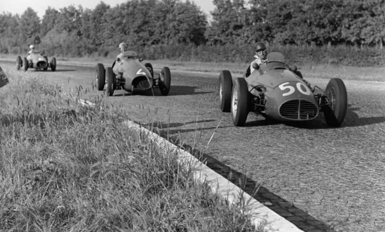 سيارة مازيراتي A6GCM في سباق مونزا عام 1953