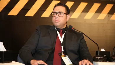 محمد صبرة، مدير إدارة تحليل النظم بشركة أي فاينانس، خلال الجلسة الثالثة من قمة إيجيبت أوتوموتيف الثامنة