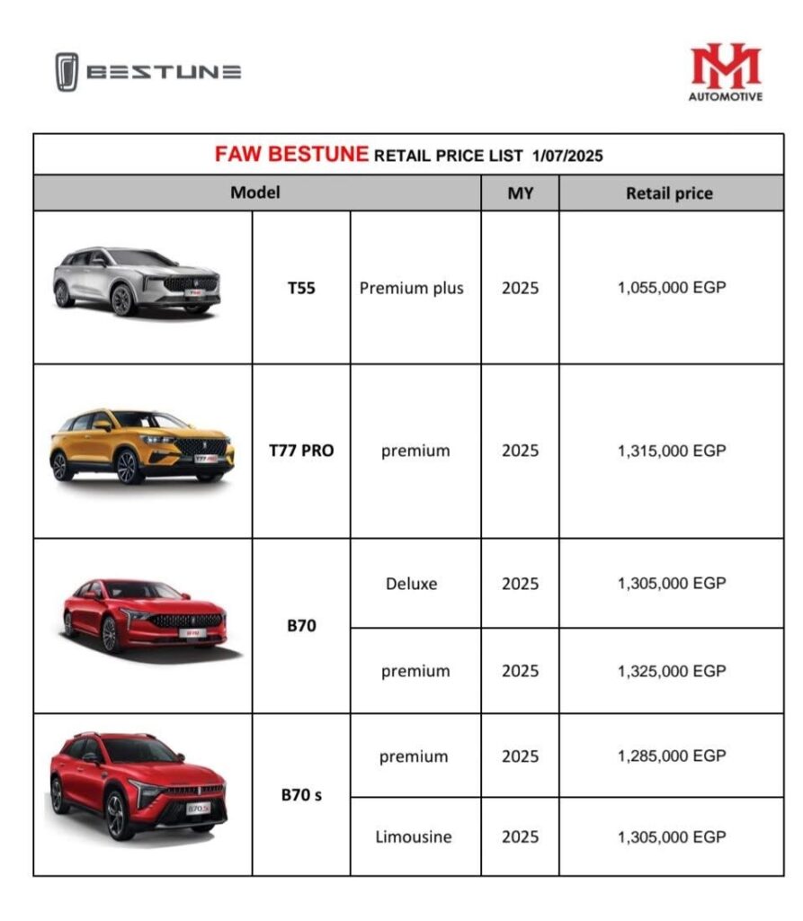 أسعار سيارات بستيون بتاريخ 1 يوليو 2025