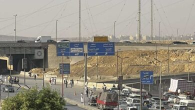 مطلع محور حسب الله الكفراوي من الأوتوستراد