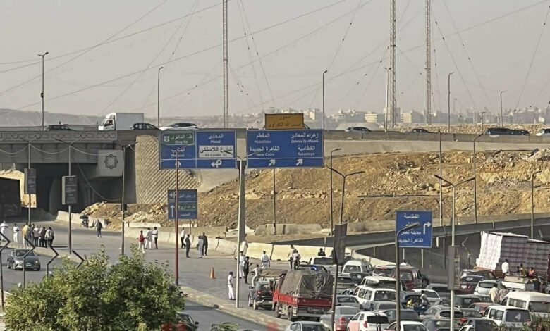 مطلع محور حسب الله الكفراوي من الأوتوستراد