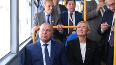 أوتوبيسات فولفو الكهربائية في مصنع MCV لوسائل النقل بالشرقية