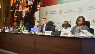 وزراء التجارة الأفارقة خلال ختام فاعليات الاجتماع السابع عشر لمجلس وزراء التجارة الأفارقة