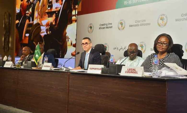 وزراء التجارة الأفارقة خلال ختام فاعليات الاجتماع السابع عشر لمجلس وزراء التجارة الأفارقة