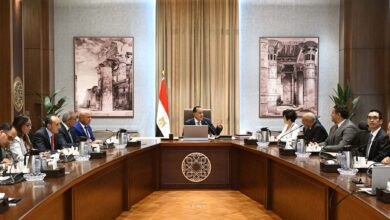 لقاء رئيس الوزراء مع مسئولي شركة بي واي دي ومجموعة المنصور للسيارات