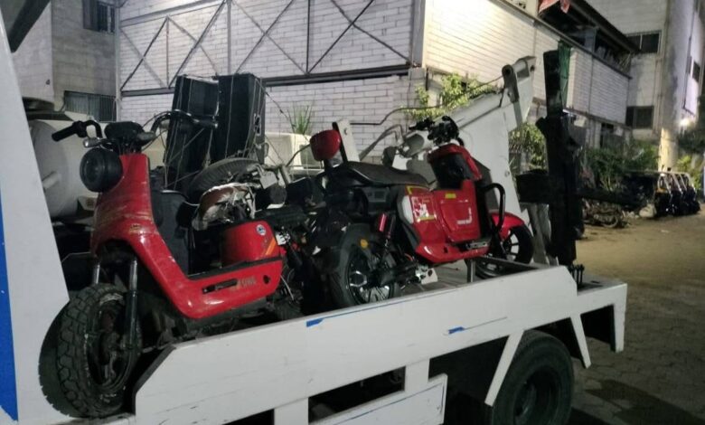 حملات مصادرة الاسكوتر الكهربائي بمحافظة القاهرة