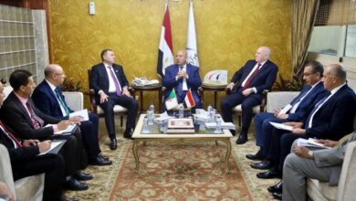 لقاء الفريق مهندس/ كامل الوزير مع الوفد الجزائزي