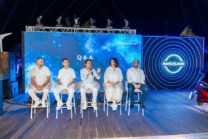 جوردي فيلا، رئيس نيسان أفريقيا، خلال تقديم الجيل الثالث من تكنولوجيا e-power