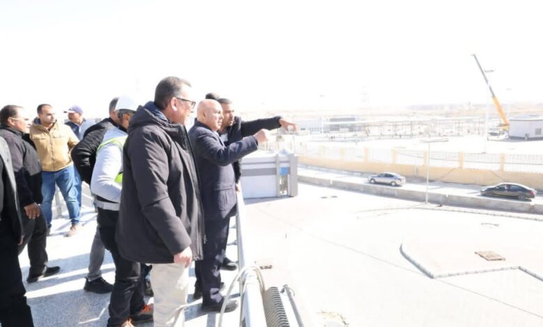 الوزير يتابع تنفيذ أعمال المرحلة الثانية من تطوير الطريق الدائري