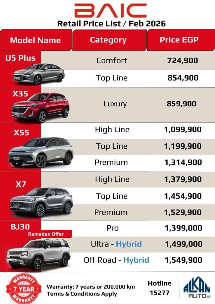 أسعار سيارات بايك بتاريخ 23 فبراير 2026