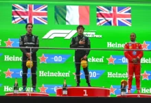 جيل جديد وبداية حقبة.. أنطونيللي يتوج بلقبه الأول، راسل ثانياً، وهاميلتون يظهر بالأحمر على المنصة.