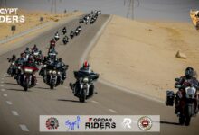 جانب من مسيرة الدراجات النارية "سيناء أمان 2026"