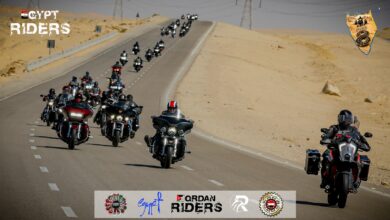 جانب من مسيرة الدراجات النارية "سيناء أمان 2026"