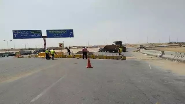 تحويلات مرورية - غلق الطرق - الغلق الكلي - غلق طريق