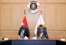 لقاء وزير الصناعة، المهندس خالد هاشم، ونظيره الجنوب أفريقي
